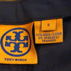 Tory Burch sz 8 slacks. Warm brown color front pockets. Year around weight. Nice